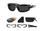 Bobster Road Hog II Convertible Riding Glasses