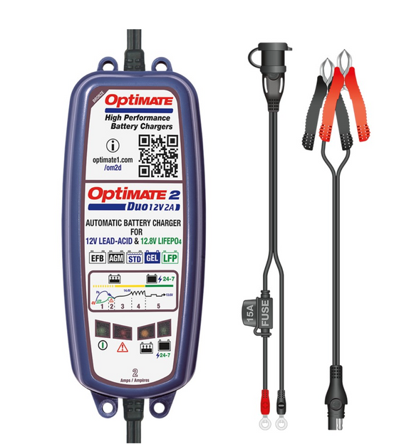 Optimate™ 2 Duo Battery Charger/Maintainer