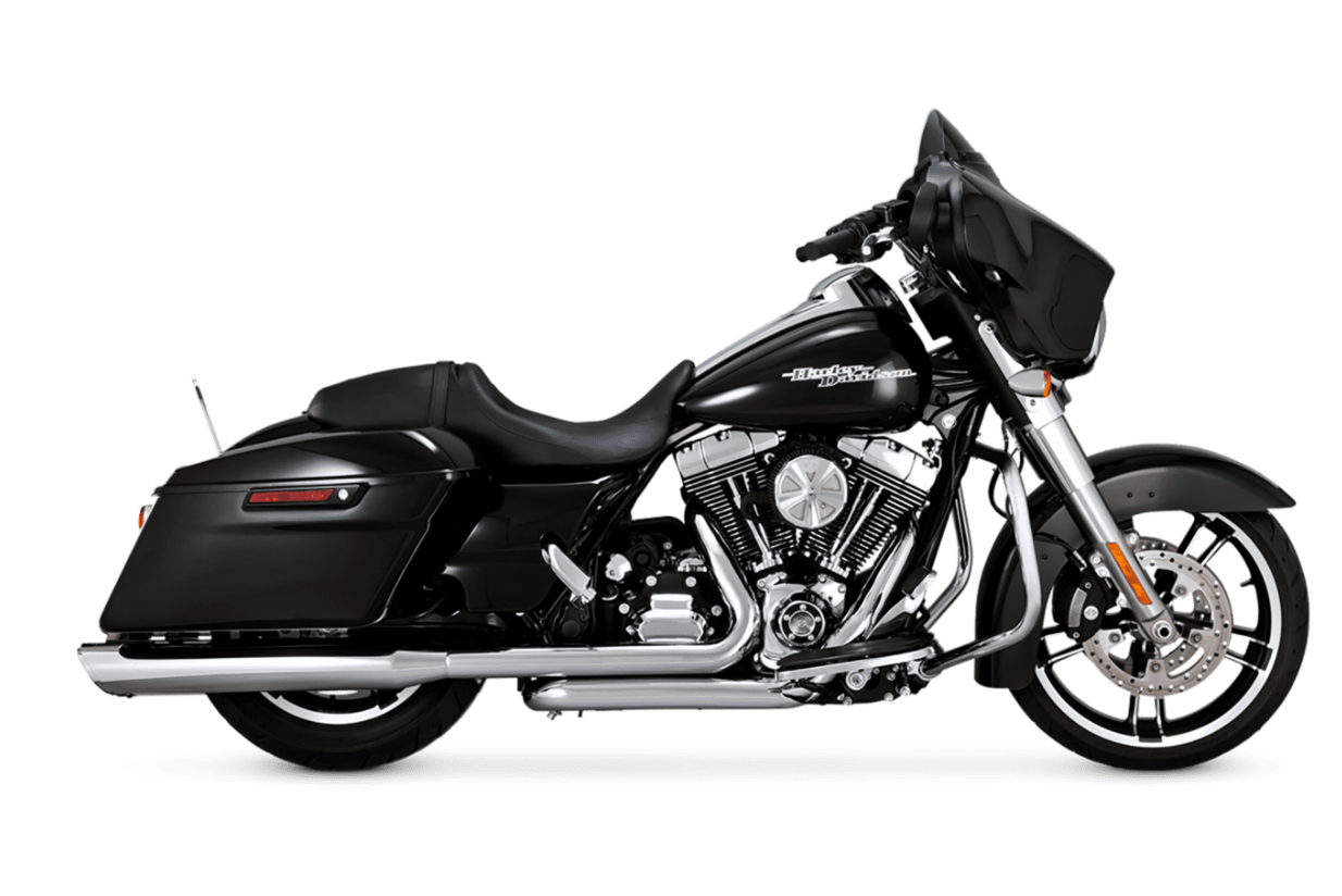 Vance and Hines Twin Slash Roun Slip Ons for Harley-Davidson (2017