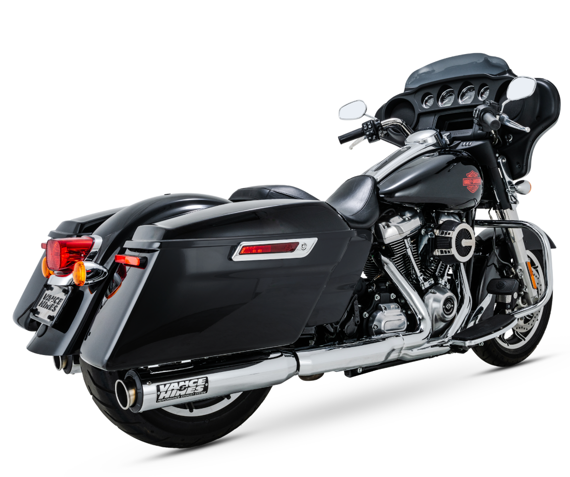 【美品説明書付】バンス＆ハインズ  VANCE&HINES ハーレーダビッドソン Vance and Hines Supersport Slip Ons for Harley-Davidson
