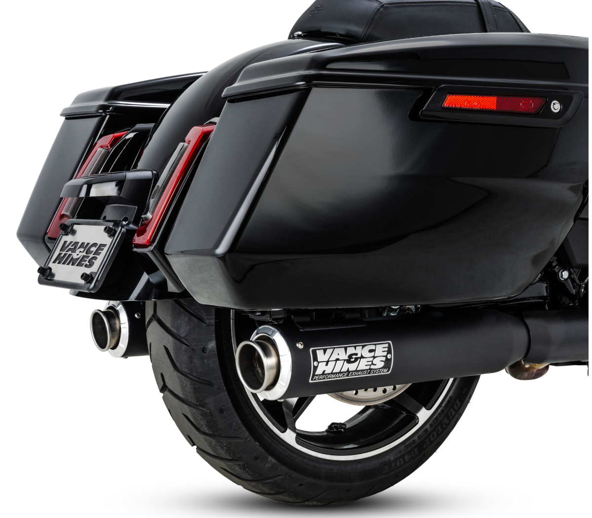【美品説明書付】バンス＆ハインズ  VANCE&HINES ハーレーダビッドソン Vance and Hines Supersport Slip Ons for Harley-Davidson