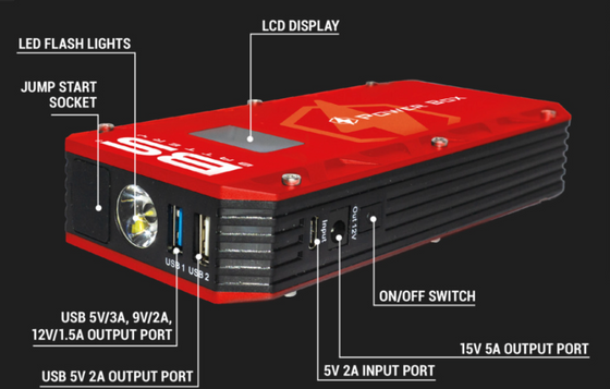 BS Battery PB-02 Booster Power Box - Jump Starter
