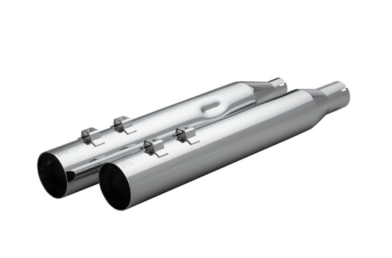 Khrome Werks 4.0" HP Plus Mufflers Straight Cut for 1999-2016 Harley-Davidson Touring