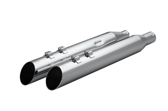Khrome Werks 4.0" HP Plus Mufflers Slash Up for 1999-2016 Harley-Davidson Touring