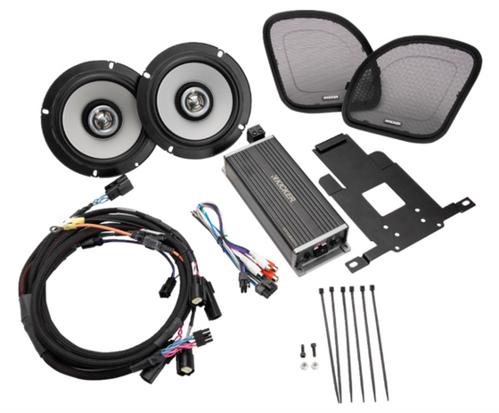 Kicker 6-1/2" Speaker/300W Amplifier Kit For Sharknose Fairing (2015-2023)