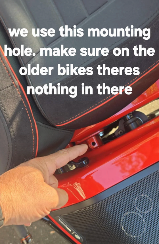 Stealthport Motorcycle Battery Charging Port - Top Mount (Touring Models)