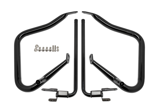 Hogworkz 1.25" Pork Chop Saddlebag Guards for Harley-Davidson (Select 2023 and Newer Touring Models)