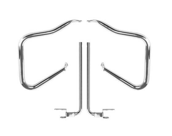 Hogworkz 1.25" Pork Chop Saddlebag Guards for Harley-Davidson (Select 2023 and Newer Touring Models)