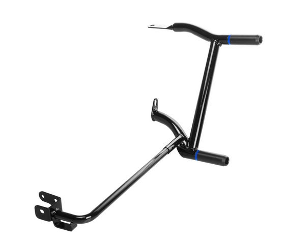 Hogworkz Black Double Barrel Saddlebag Guards for Harley-Davidson (Select 2014 to 2025 Touring With Old Fairing Design)