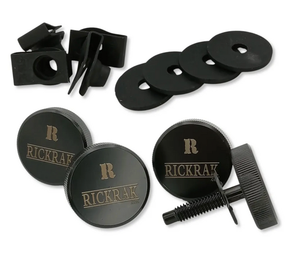 RickRak SureKlik Stainless Steel Saddlebag Safety Bolts for Harley-Davidson