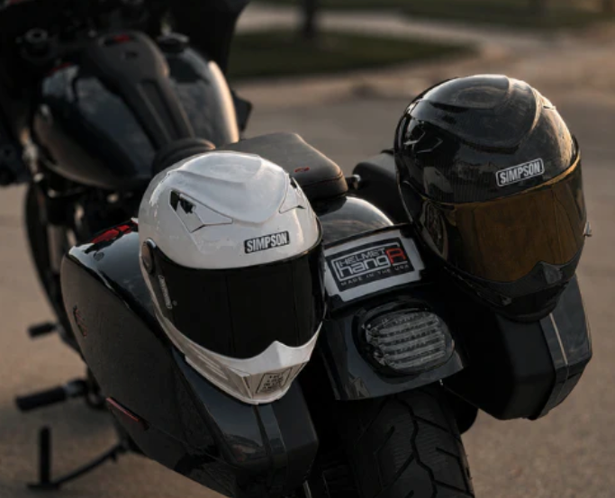 Schmid Moto Helmet Saddlebag/Tourpack/Trunk Hanger (HangR) Hook (Touri – Law Abiding Biker