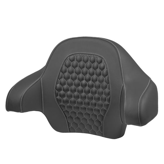 Saddlemen King Tour Pack Backrest (2014 to Present Harley King Tour Pack)-Choose Your color & Stitch Pattern