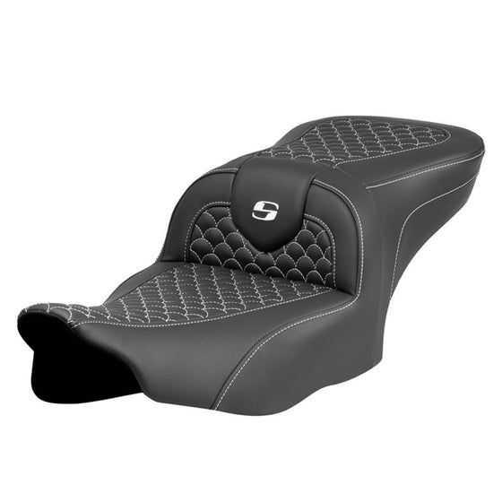 Saddlemen Roadsofa Dragon Scale Stitch-DS (2023 CVO Street Glide & Road Glide & 24 To Present Street Glide & Road Glide (Heated & Non Heated Options)