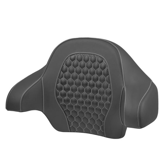 Saddlemen King Tour Pack Backrest (2014 to Present Harley King Tour Pack)-Choose Your color & Stitch Pattern