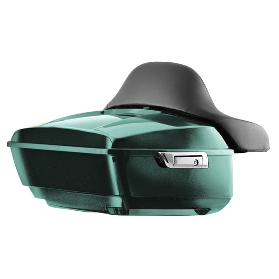 Hogworkz Color Matched KING TOUR PACK with FULL BACKREST and CHROME HARDWARE for Harley-Davidson Touring 2014 to Present