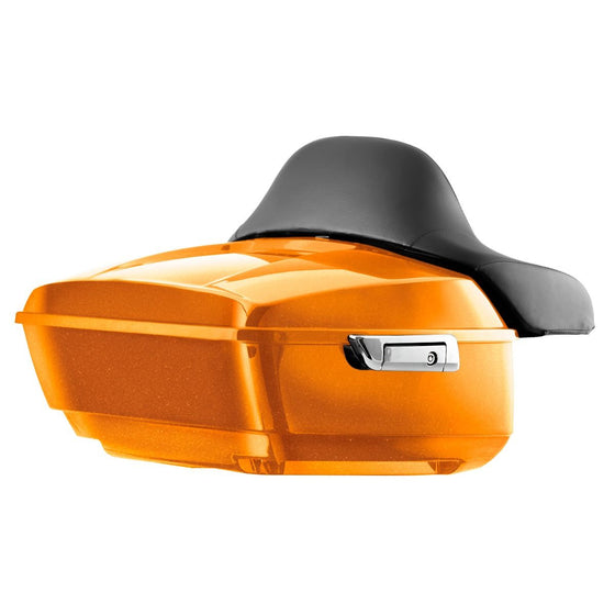 Hogworkz Color Matched KING TOUR PACK with FULL BACKREST and CHROME HARDWARE for Harley-Davidson Touring 2014 to Present