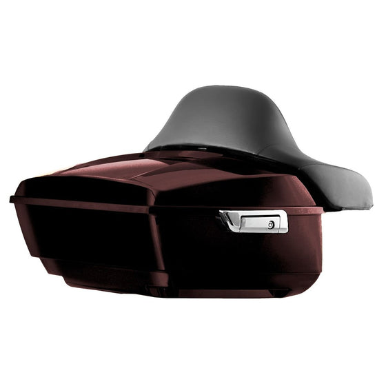 Hogworkz Color Matched KING TOUR PACK with FULL BACKREST and CHROME HARDWARE for Harley-Davidson Touring 2014 to Present