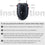 Biker Combination Motorcycle Helmet Cable Lock 27.5"