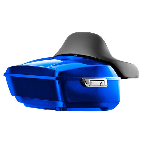 Hogworkz Color Matched KING TOUR PACK with FULL BACKREST and CHROME HARDWARE for Harley-Davidson Touring 2014 to Present