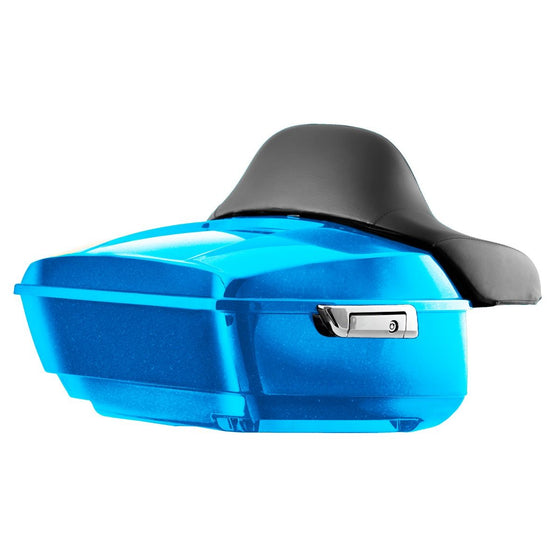 Hogworkz Color Matched KING TOUR PACK with FULL BACKREST and CHROME HARDWARE for Harley-Davidson Touring 2014 to Present