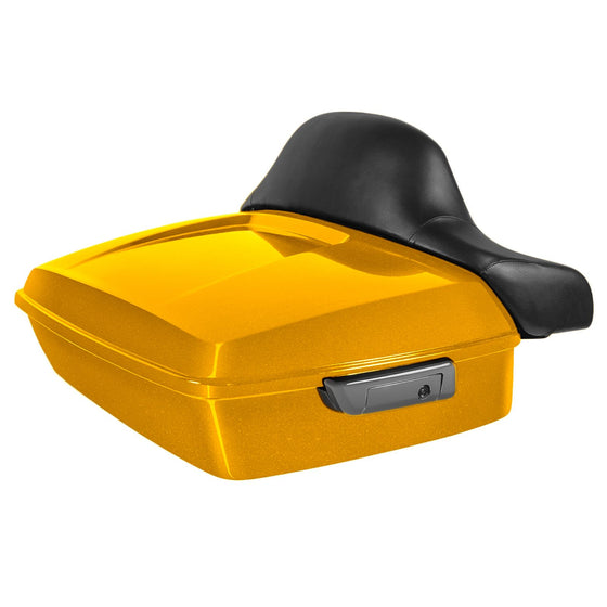 Hogworkz Color Matched KING TOUR PACK with FULL BACKREST and CHROME HARDWARE for Harley-Davidson Touring 2014 to Present