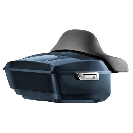 Hogworkz Color Matched KING TOUR PACK with FULL BACKREST and CHROME HARDWARE for Harley-Davidson Touring 2014 to Present