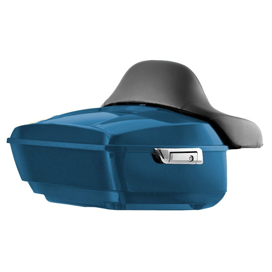 Hogworkz Color Matched KING TOUR PACK with FULL BACKREST and CHROME HARDWARE for Harley-Davidson Touring 2014 to Present