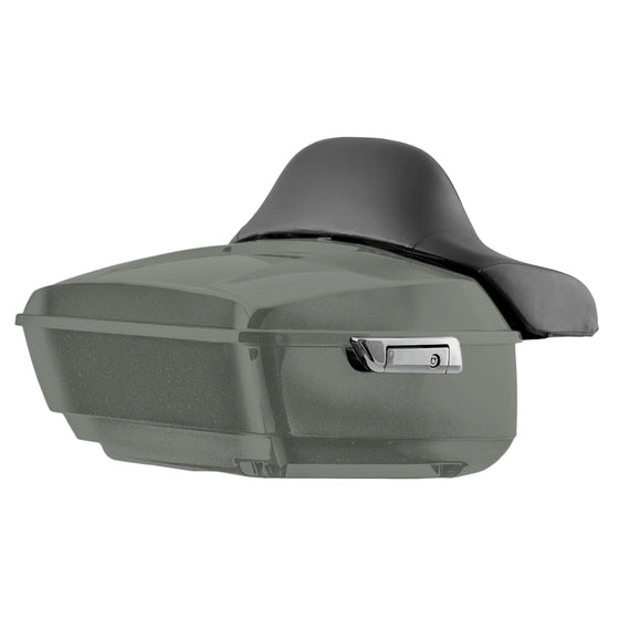 Hogworkz Color Matched KING TOUR PACK with FULL BACKREST and CHROME HARDWARE for Harley-Davidson Touring 2014 to Present