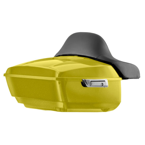 Hogworkz Color Matched KING TOUR PACK with FULL BACKREST and CHROME HARDWARE for Harley-Davidson Touring 2014 to Present