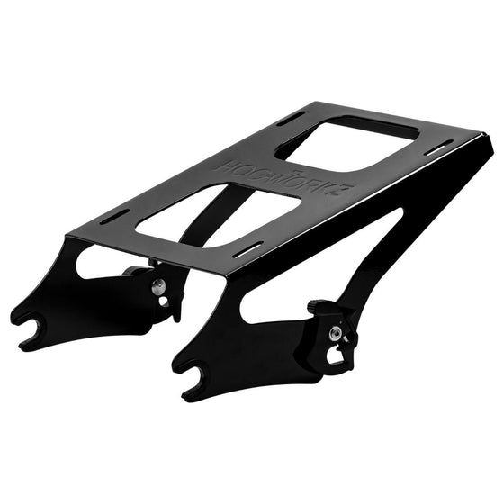 Hogworkz Black Two-Up Tour Pack Mount for Harley® Touring '09-'25