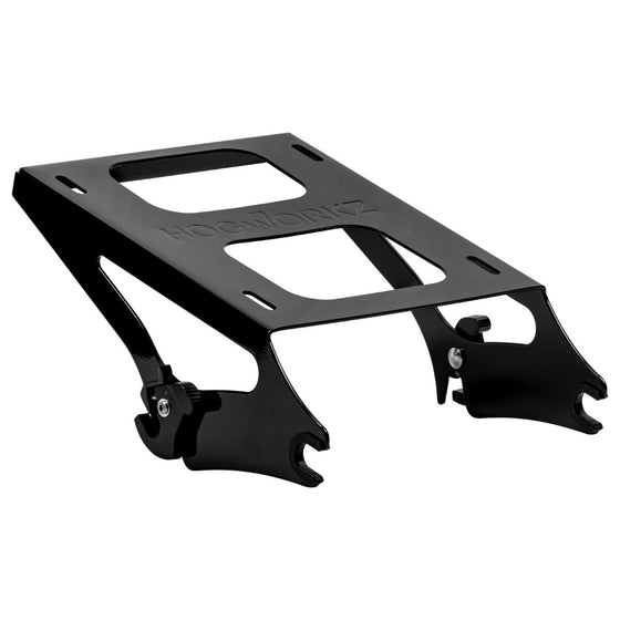 Hogworkz Black Two-Up Tour Pack Mount for Harley® Touring '09-'25