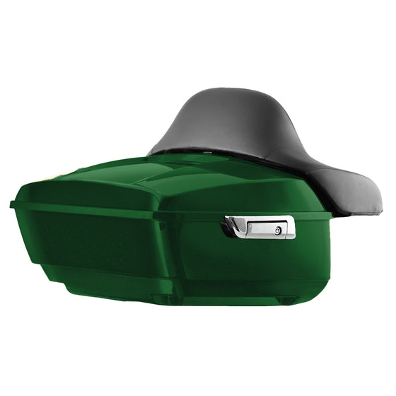 Hogworkz Color Matched KING TOUR PACK with FULL BACKREST and CHROME HARDWARE for Harley-Davidson Touring 2014 to Present