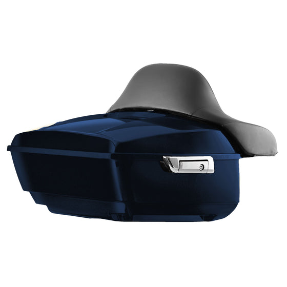 Hogworkz Color Matched KING TOUR PACK with FULL BACKREST and CHROME HARDWARE for Harley-Davidson Touring 2014 to Present