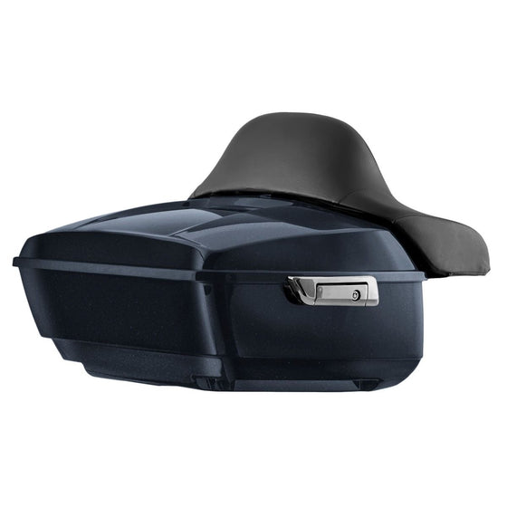 Hogworkz Color Matched KING TOUR PACK with FULL BACKREST and CHROME HARDWARE for Harley-Davidson Touring 2014 to Present