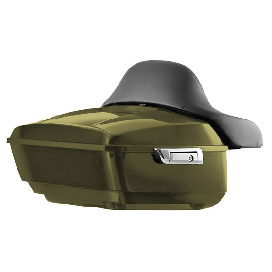 Hogworkz Color Matched KING TOUR PACK with FULL BACKREST and CHROME HARDWARE for Harley-Davidson Touring 2014 to Present