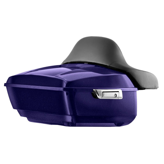 Hogworkz Color Matched KING TOUR PACK with FULL BACKREST and CHROME HARDWARE for Harley-Davidson Touring 2014 to Present