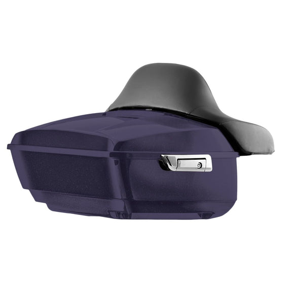 Hogworkz Color Matched KING TOUR PACK with FULL BACKREST and CHROME HARDWARE for Harley-Davidson Touring 2014 to Present