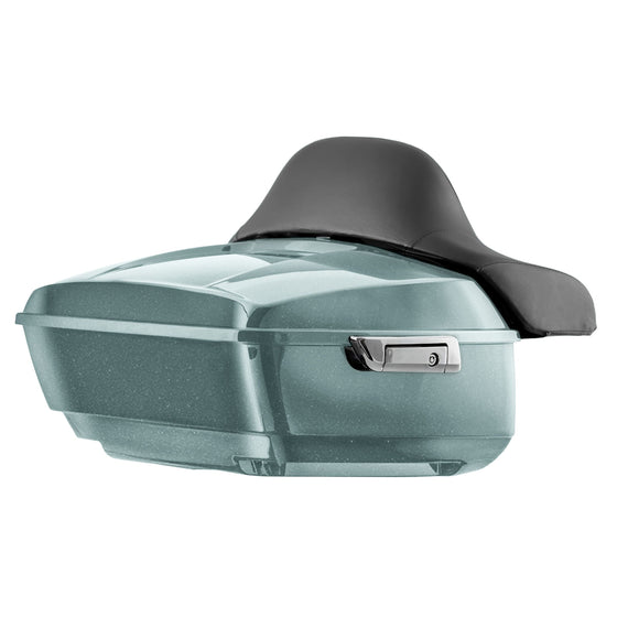 Hogworkz Color Matched KING TOUR PACK with FULL BACKREST and CHROME HARDWARE for Harley-Davidson Touring 2014 to Present