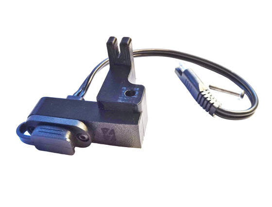 Stealthport Motorcycle Battery Charging & Accessory Port - COIL MOUNT (Harley SOFTAIL 00-17 Models)