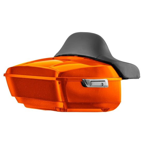 Hogworkz Color Matched KING TOUR PACK with FULL BACKREST and CHROME HARDWARE for Harley-Davidson Touring 2014 to Present