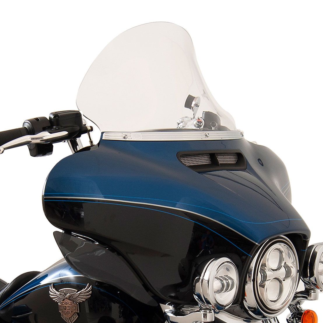 一時的大幅値下‼️Harleyシールドスクリーン、スクリーンバック Klock Werks Flare Windshield for 2023.5-2024 Harley Street