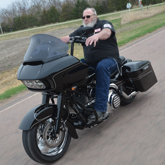 Klock Werks Replacement Windshield Flare For Harley 2015-Present FLTR-Road Glide (Shark Nose Fairing)