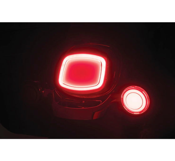 Kuryakyn Tracer LED Rear Turn Signal Inserts-Red