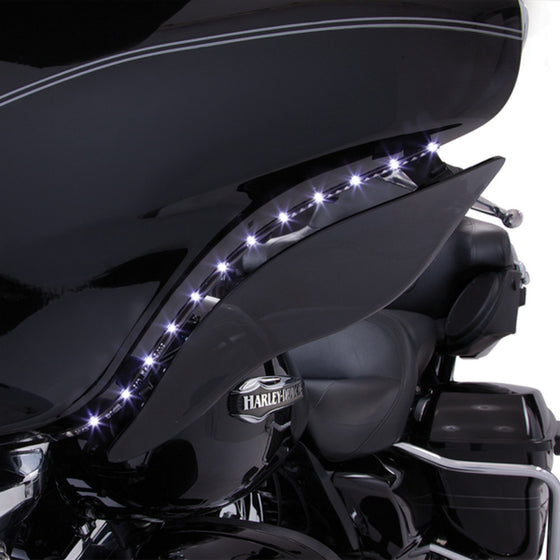 Ciro Bat Blades LED Turn Lights-Harley Batwing Fairing