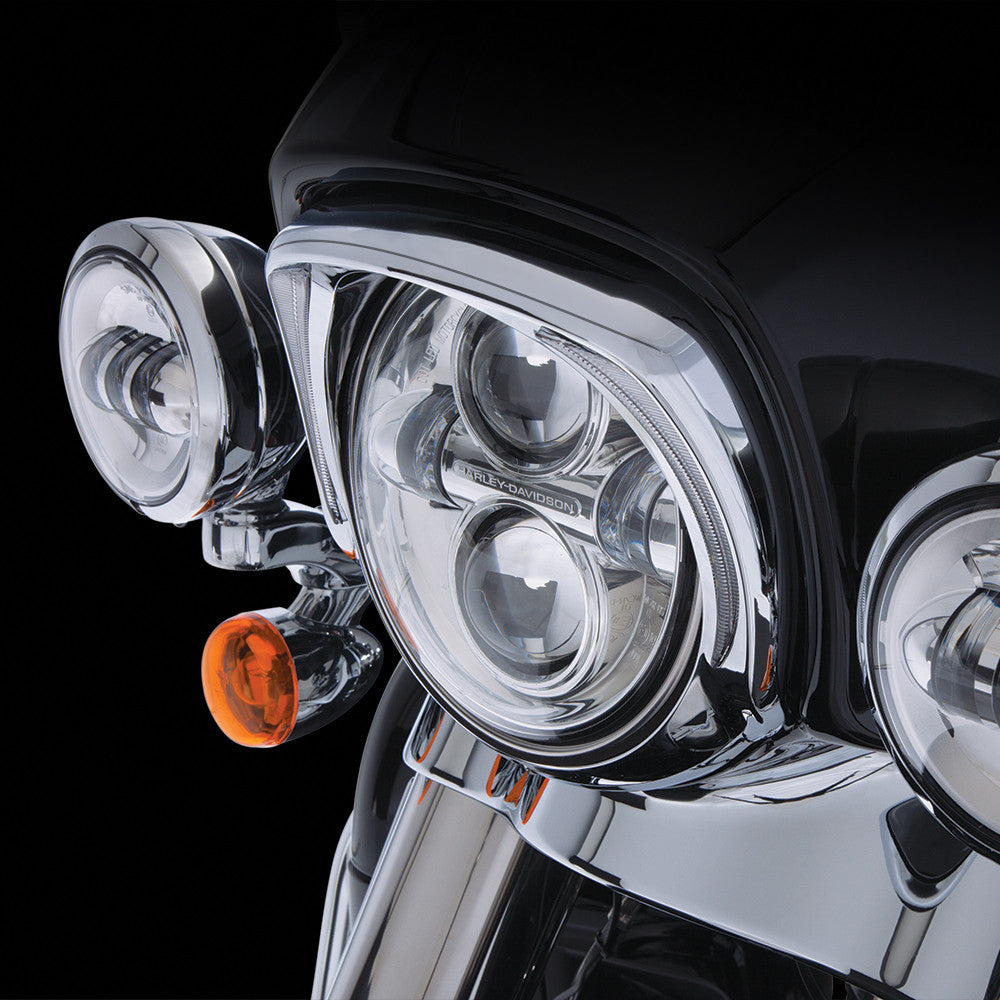Ciro Fang LED Headlight Bezel for Harley Batwing Fairing '14'23 M