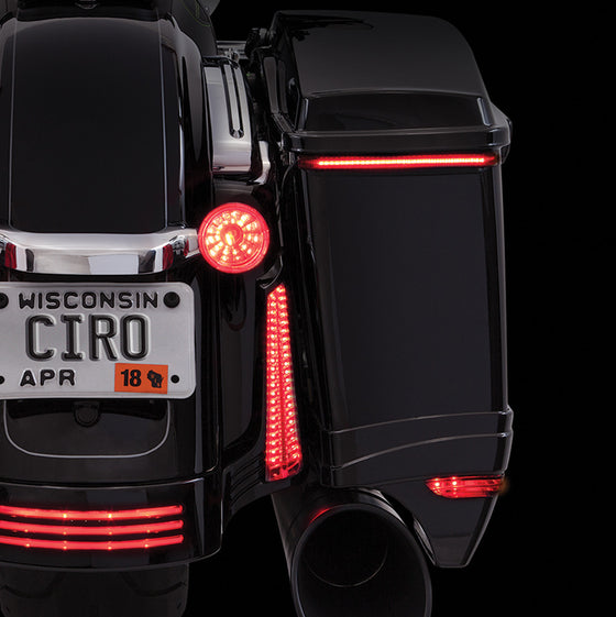 Ciro Bag Blades-Harley Saddlebag LED Run/Turn/Brake Lights