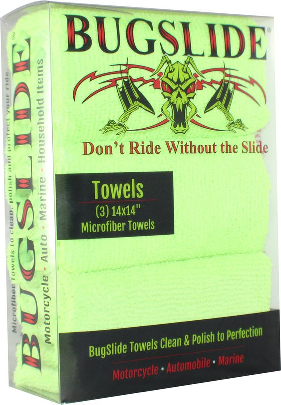 Bugslide 3-Pack of Microfiber Towels