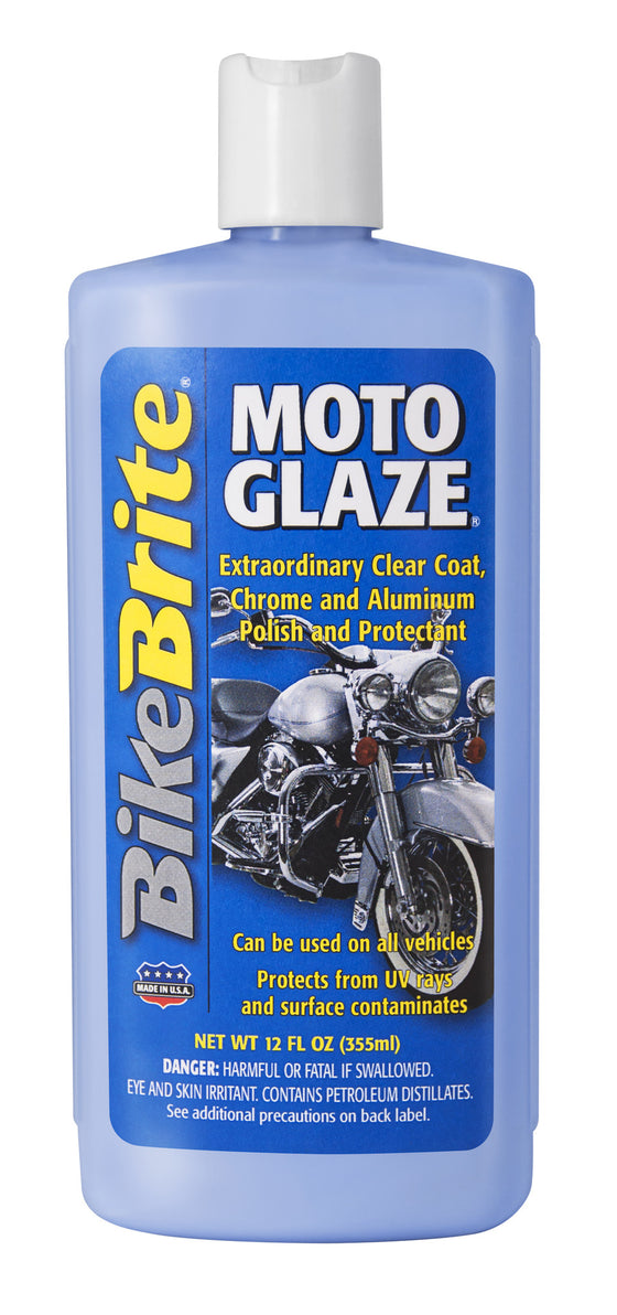 Bike Brite "Moto Glaze"-Clear Coat, Chrome, & Aluminum Polish & Protectant