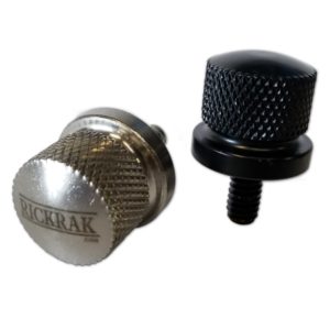 thumbnail image 2 of Rear Seat Bolt With Mount Knob Cover For Harley Touring Street Ultra Glide – Black Aluminum 2 of 5