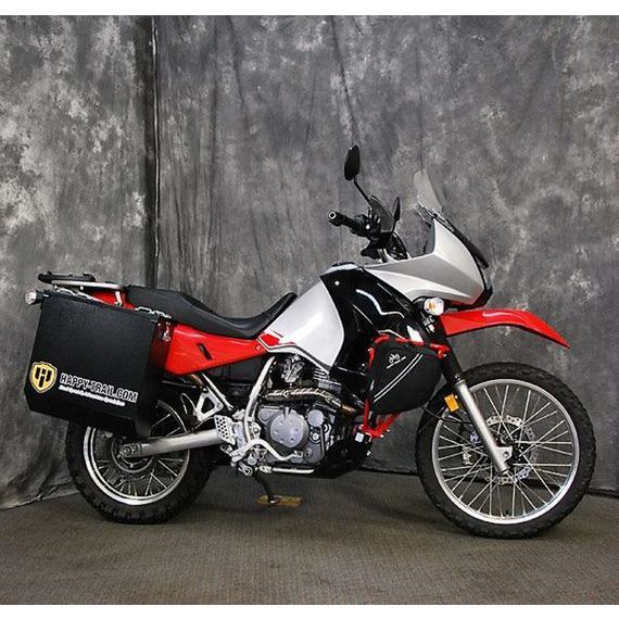 HappyTrail Aluminum Pannier Kit CASCADE KLR650 2022+ Law Abiding Biker